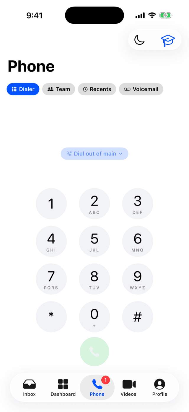 Dealer Funnel iOS: soft-phone dialer