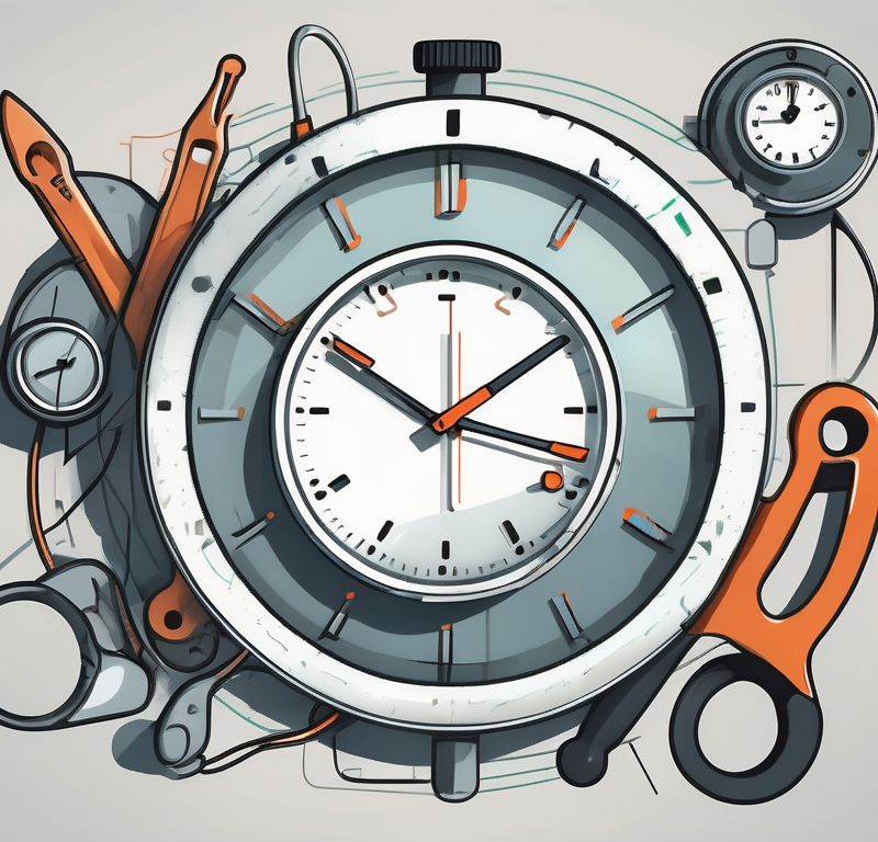 A round-the-clock clock